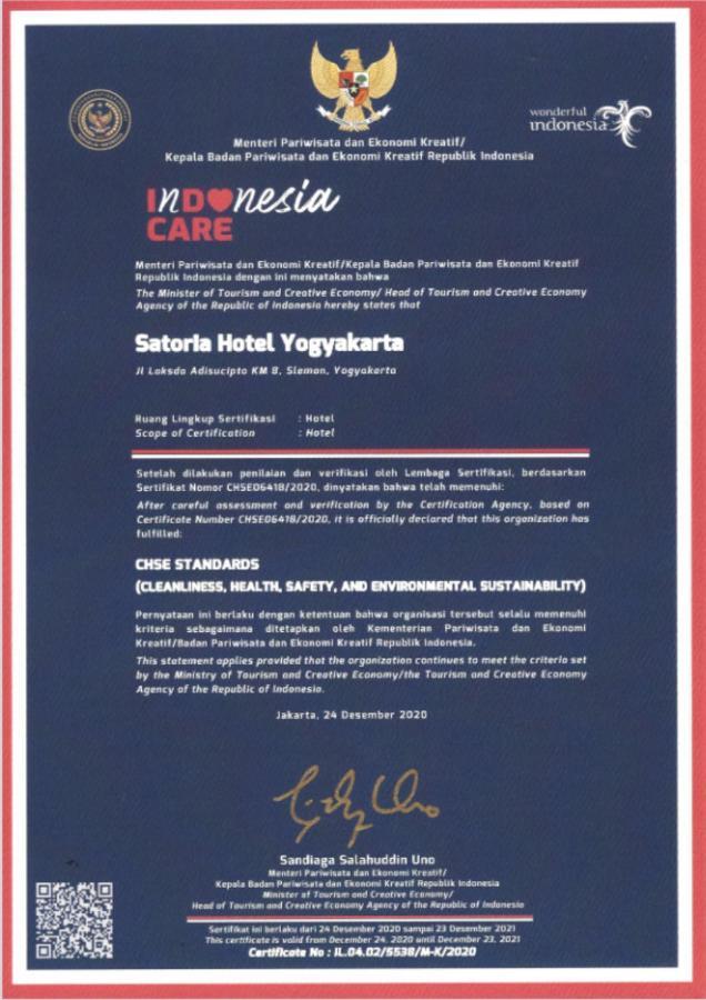 Hotel Satoria - Chse Certified